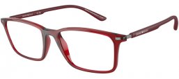 Monturas - Emporio Armani - EA3237 - 6109 SHINY TRANSPARENT BORDEAUX