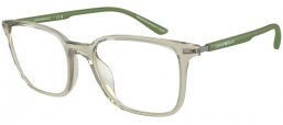 Monturas - Emporio Armani - EA3242U - 6107  SHINY TRANSPARENT GREEN