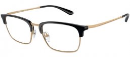 Monturas - Emporio Armani - EA3243 - 3002  SHINY BLACK MATTE PALE GOLD