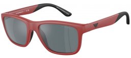 Gafas Junior - Emporio Armani Junior - EK4002 - 54626G  MATTE RED // GREY MIRROR BLACK