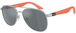 Gafas Junior - Emporio Armani Junior - EK2001 - 30456G  MATTE SILVER // GREY MIRROR BLACK