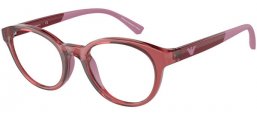 Lunettes Junior - Emporio Armani Junior - EK3205 - 5075  TRANSPARENT SHINY RED