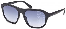 Sunglasses - Guess - GU00057 - 02W  MATTE BLACK // BLUE GRADIENT