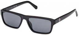 Lunettes de soleil - Guess - GU00085 - 01D  SHINY BLACK // GREY POLARIZED