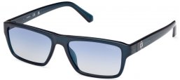 Gafas de Sol - Guess - GU00085 - 90X  SHINY DARK BLUE // BLUE MIRROR