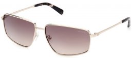 Gafas de Sol - Guess - GU00088 - 32G  GOLD // BROJWN GRADIENT