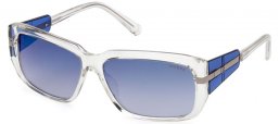 Gafas de Sol - Guess - GU00090 - 27X  CRYSTAL // BLUE GRADIENT MIRROR