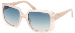 Gafas de Sol - Guess - GU00097 - 25P  SHINY IVORY // GREEN GRADIENT