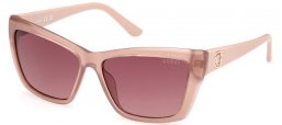 Gafas de Sol - Guess - GU00098 - 57F  SHINY BEIGE // BROWN GRADIENT