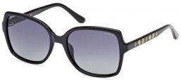 Lunettes de soleil - Guess - GU00100 - 01D  SHINY BLACK // GREY GRADIENT POLARIZED