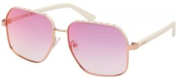 Gafas de Sol - Guess - GU00107 - 21Z  SHINY ROSE GOLD // VIOLET GRADIENT