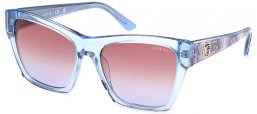 Gafas de Sol - Guess - GU00113 - 84F  SHINY LIGHT BLUE // BROWN GRADIENT