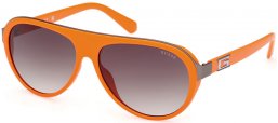 Gafas de Sol - Guess - GU00125 - 43P  SHINY ORANGE // GREEN GRADIENT