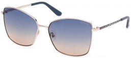 Gafas de Sol - Guess - GU00149 - 32W  SHINY PALE GOLD // BLUE GRADIENT PINK