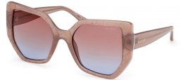 Gafas de Sol - Guess - GU00153 - 57F  SHINY BEIGE // BROWN GRADIENT