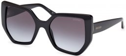 Gafas de Sol - Guess - GU00154 - 01B  SHINY BLACK // GREY GRADIENT