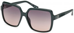 Gafas de Sol - Guess - GU00157 - 96B  SHINY DARK GREEN // GREY GRADIENT