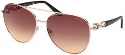 Gafas de Sol - Guess - GU00158 - 33F  SHINY PALE GOLD // BROWN GRADIENT