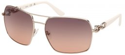 Gafas de Sol - Guess - GU00159 - 32B  SHINY PALE GOLD // BROWN GRADIENT