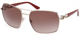 Gafas de Sol - Guess - GU00159 - 32F  SHINY PALE GOLD // BROWN GRADIENT