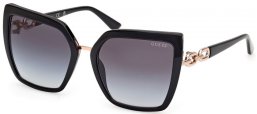 Gafas de Sol - Guess - GU00160 - 01B  SHINY BLACK // GREY GRADIENT