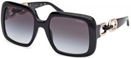 Gafas de Sol - Guess - GU00161 - 01B  SHINY BLACK // GREY GRADIENT