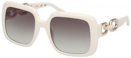 Gafas de Sol - Guess - GU00161 - 21P  SHINY WHITE // GREEN GRADIENT