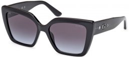 Gafas de Sol - Guess - GU00162 - 01B  SHINY BLACK // GREY GRADIENT