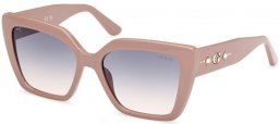 Gafas de Sol - Guess - GU00162 - 57W  SHINY BEIGE // BLUE GRADIENT