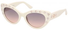 Gafas de Sol - Guess - GU00163 - 21B  SHINY WHITE // GREY GRADIENT