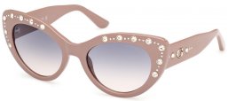 Gafas de Sol - Guess - GU00163 - 57W  SHINY BEIGE // BLUE GRADIENT