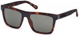 Lunettes de soleil - Guess - GU00166 - 52N  DARK HAVANA // GREEN