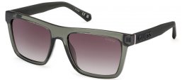 Gafas de Sol - Guess - GU00166 - 96P  SHINY DARK GREEN // GREEN GRADIENT