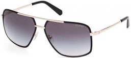 Gafas de Sol - Guess - GU00167 - 02B  MATTE BLACK // GREY GRADIENT