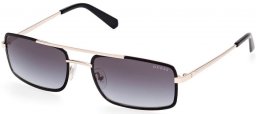 Gafas de Sol - Guess - GU00168 - 02B  MATTE BLACK // GREY GRADIENT