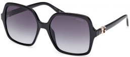 Sunglasses - Guess - GU00190 - 01B  SHINY BLACK // GREY GRADIENT