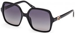 Sunglasses - Guess - GU00190 - 01D  SHINY BLACK // GREY POLARIZED