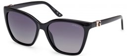 Sunglasses - Guess - GU00191 - 01D  SHINY BLACK // GREY GRADIENT POLARIZED