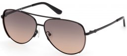 Sunglasses - Guess - GU00193 - 01B  SHINY BLACK // GREY GRADIENT