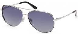 Sunglasses - Guess - GU00193 - 10D  SHINY ANTIQUE LIGHT NICKEL // GREY GRADIENT POLARIZED