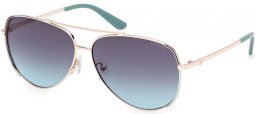 Gafas de Sol - Guess - GU00193 - 33W  SHINY PALE GOLD // BLUE GRADIENT