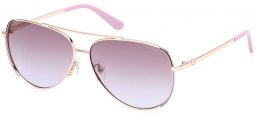 Sunglasses - Guess - GU00193 - 59F  SHINY ROSE GOLD // BROWN GRADIENT