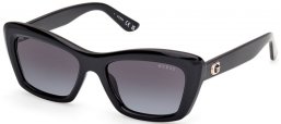 Gafas de Sol - Guess - GU00195 - 01B  SHINY BLACK // GREY GRADIENT