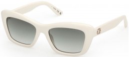 Gafas de Sol - Guess - GU00195 - 21P  SHINY WHITE // GREEN GRADIENT