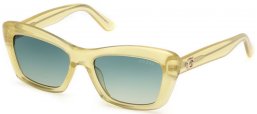 Gafas de Sol - Guess - GU00195 - 39P  SHINY TRANSPARENT YELLOW // GREEN GRADIENT