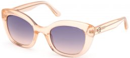 Gafas de Sol - Guess - GU00196 - 44Z  SHINY TRANSPARENT ORANGE // VIOLET GRADIENT