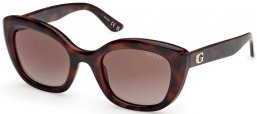 Lunettes de soleil - Guess - GU00196 - 52F  DARK HAVANA // BROWN GRADIENT