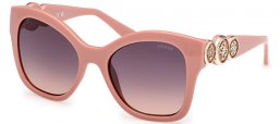 Lunettes de soleil - Guess - GU00197 - 72F  SHINY PINK // BROWN GRADIENT