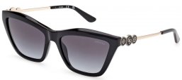 Lunettes de soleil - Guess - GU00199 - 01B  SHINY BLACK // GREY GRADIENT