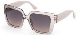 Lunettes de soleil - Guess - GU00200 - 20B  SHINY TRANSPARENT GREY // GREY GRADIENT